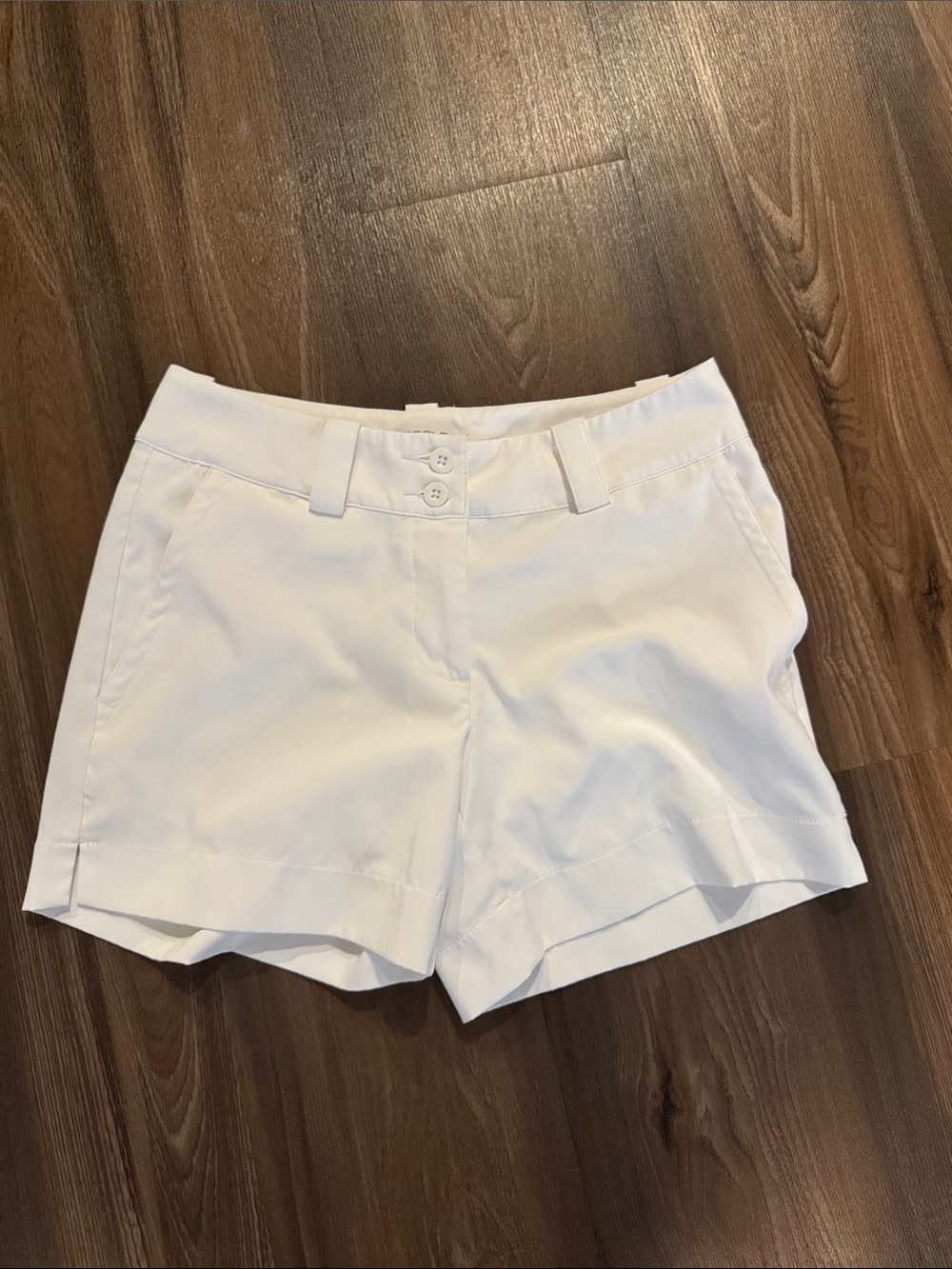 Nike White Women's Tailored Golf Shorts